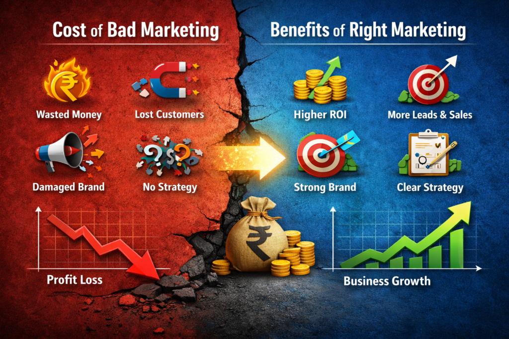 cost of bad marketing -tanmayeedimble