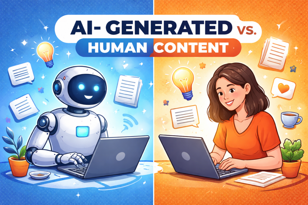 AI-generated vs human content-tanmayeedimble.com